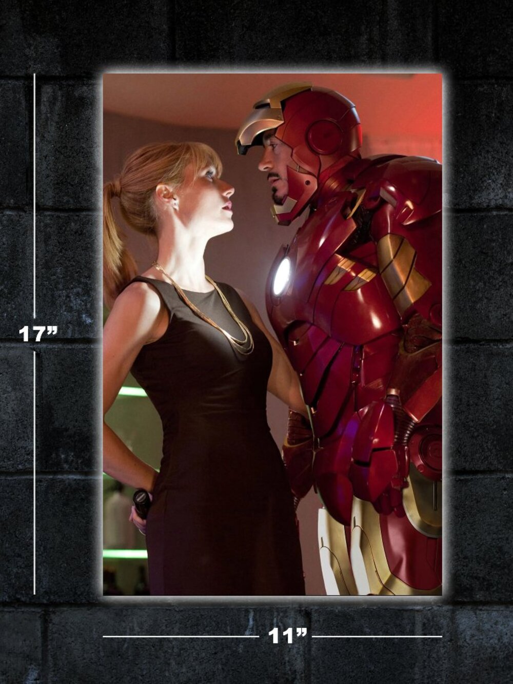 Iron Man poster - 11x17 art print merch marvel Robert Downey Jr Gwyneth Paltrow